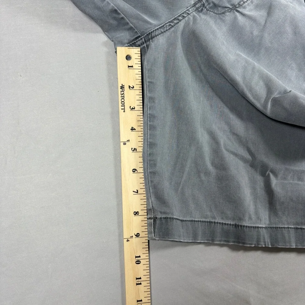 Tommy Bahama Boracay Chino Shorts Mens 32 Gray Cotton Tencel Stretch Coastal
